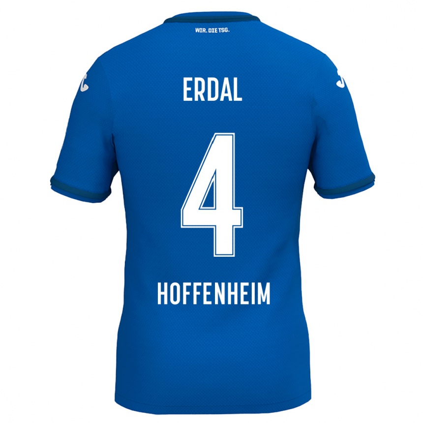 Hombre Fútbol Camiseta İzzet Erdal #4 Azul Real 1ª Equipación 2024/25