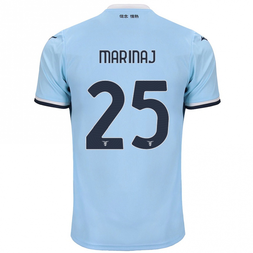 Hombre Fútbol Camiseta Kledi Marinaj #25 Azul 1ª Equipación 2024/25