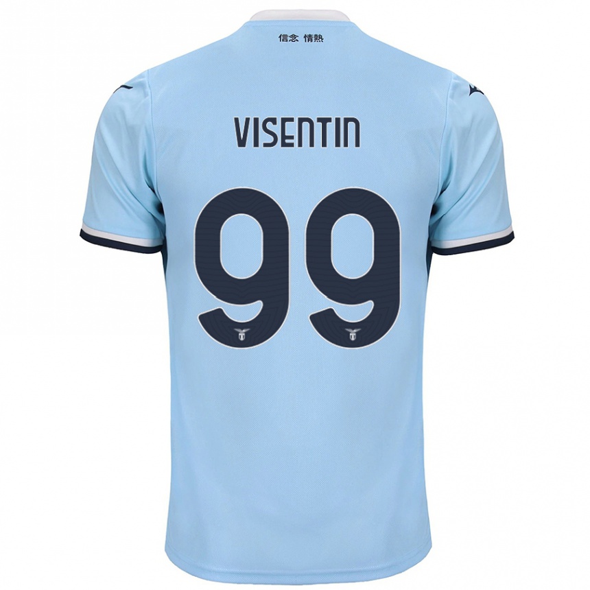 Hombre Fútbol Camiseta Noemi Visentin #99 Azul 1ª Equipación 2024/25