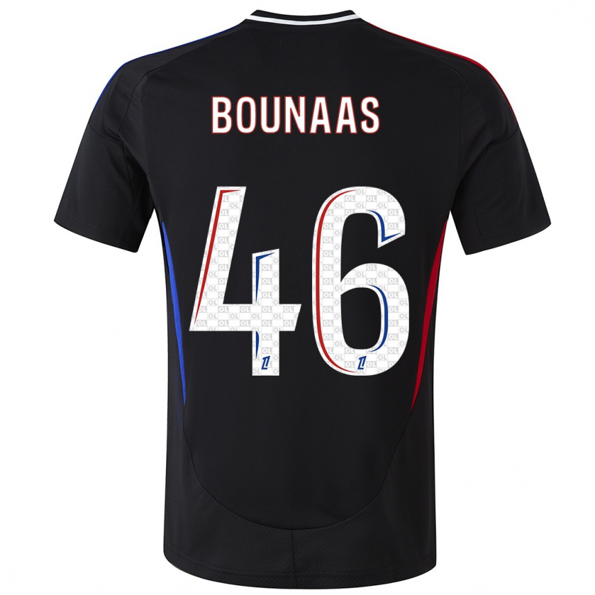 Hombre Fútbol Camiseta Idris Bounaas #46 Negro 2ª Equipación 2024/25