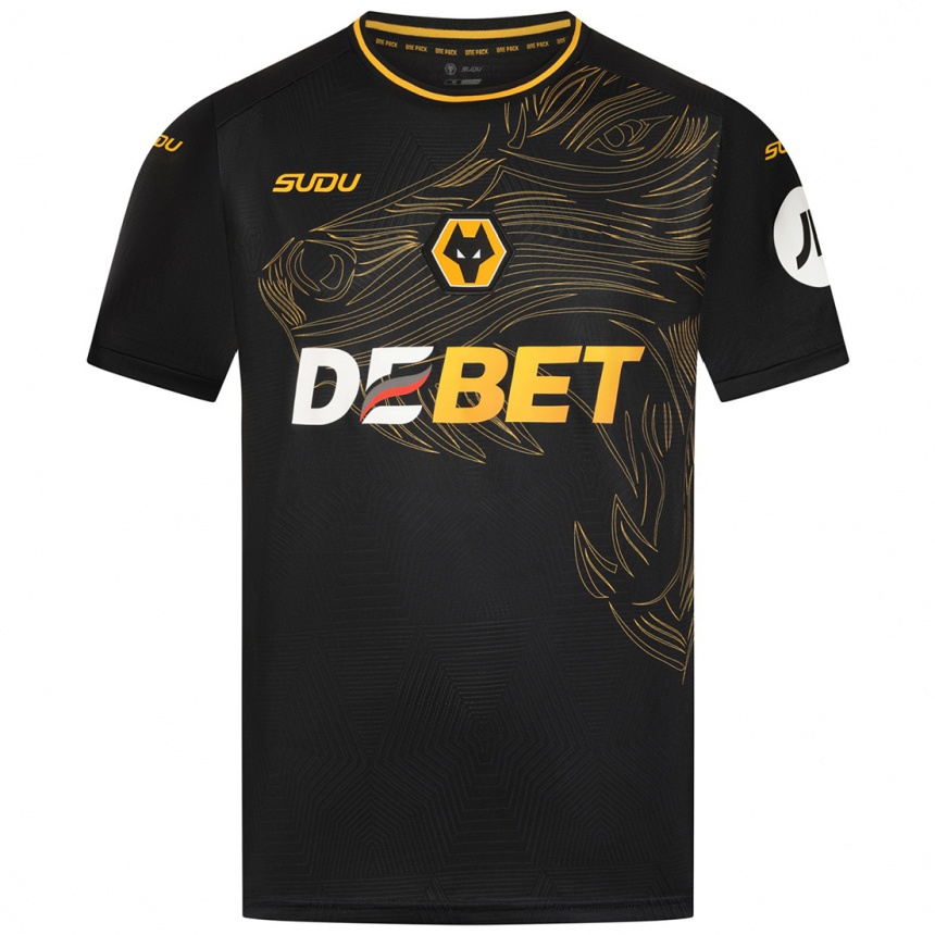 Hombre Fútbol Camiseta Daniel Bentley #25 Negro 2ª Equipación 2024/25