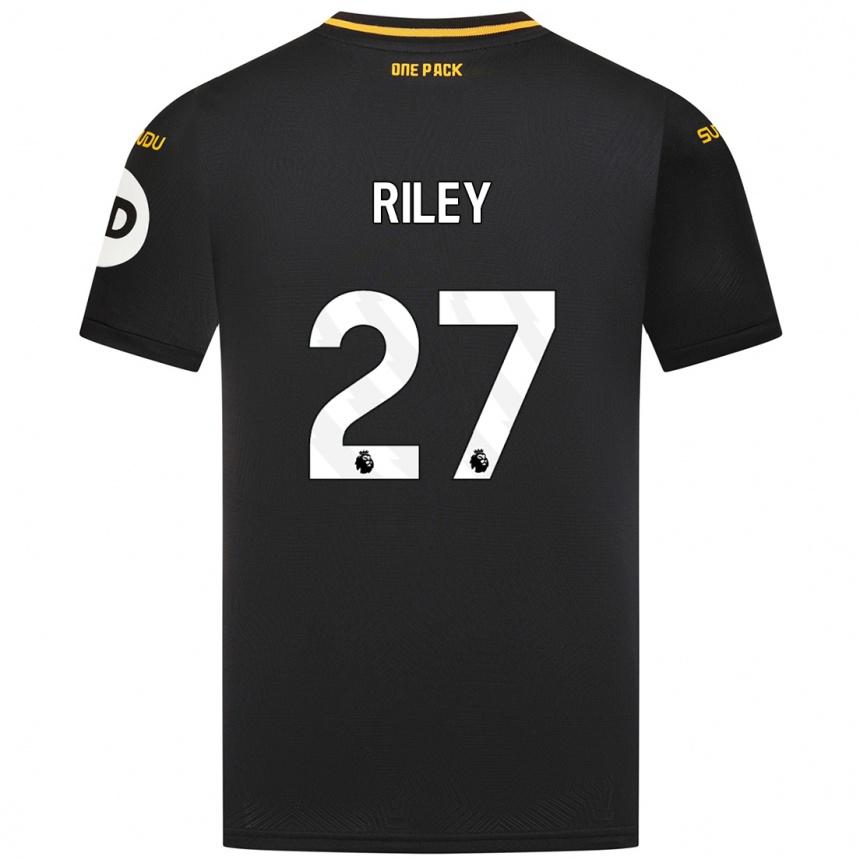 Hombre Fútbol Camiseta Lauren Riley #27 Negro 2ª Equipación 2024/25