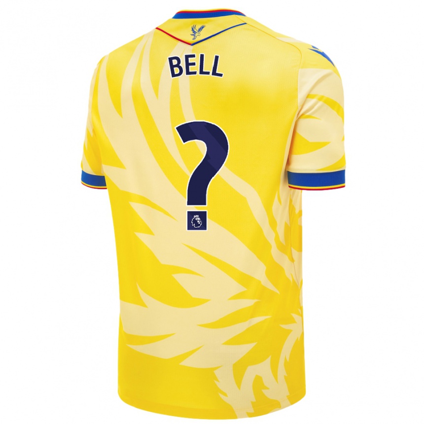 Hombre Fútbol Camiseta Freddie Bell #0 Amarillo 2ª Equipación 2024/25