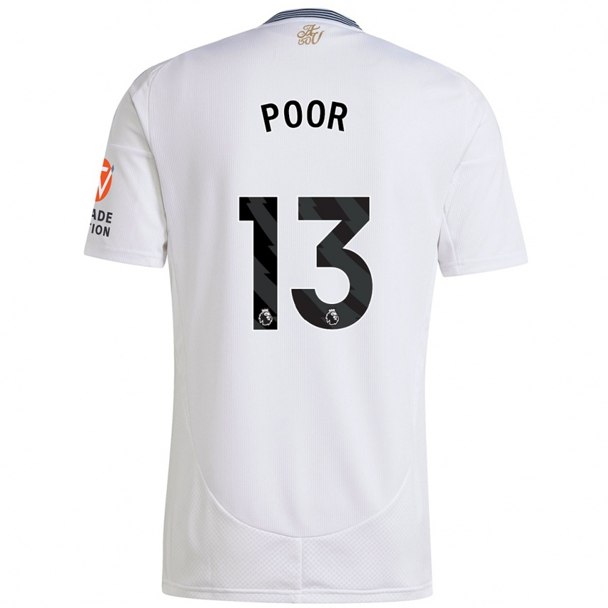 Hombre Fútbol Camiseta Sophia Poor #13 Blanco 2ª Equipación 2024/25