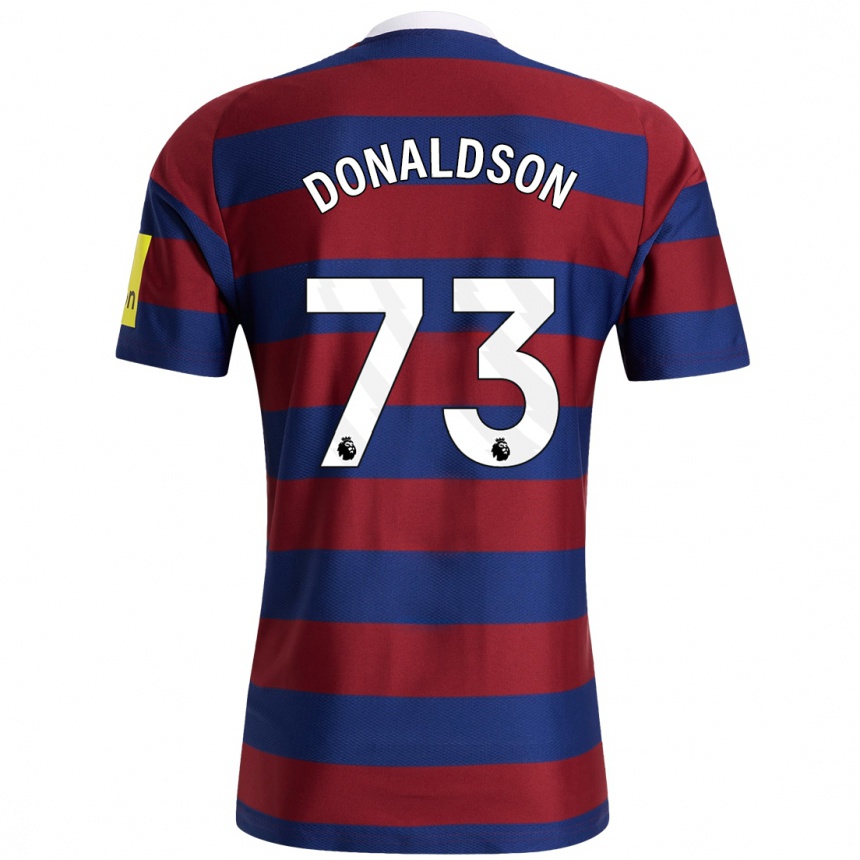 Hombre Fútbol Camiseta Josh Donaldson #73 Burdeos Azul Marino 2ª Equipación 2024/25