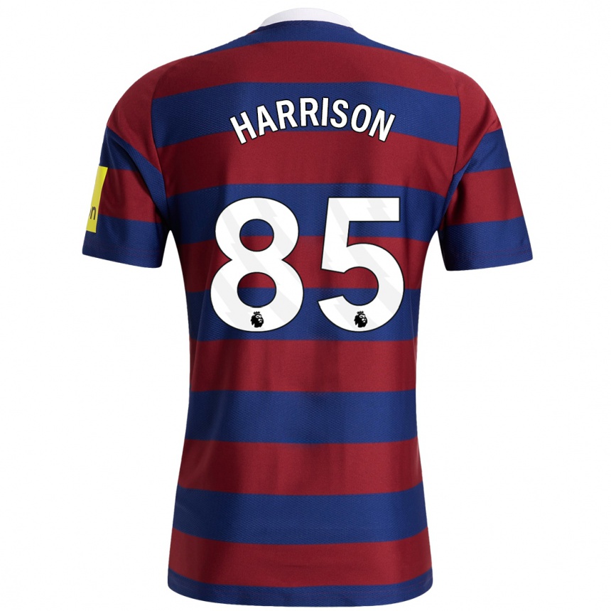 Hombre Fútbol Camiseta Adam Harrison #85 Burdeos Azul Marino 2ª Equipación 2024/25