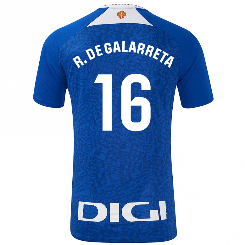 Hombre Fútbol Camiseta Iñigo Ruiz De Galarreta #16 Azul Real 2ª Equipación 2024/25