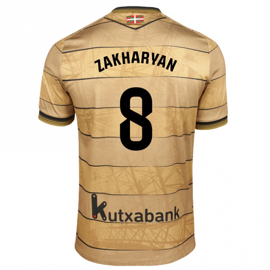 Hombre Fútbol Camiseta Arsen Zakharyan #8 Marrón 2ª Equipación 2024/25