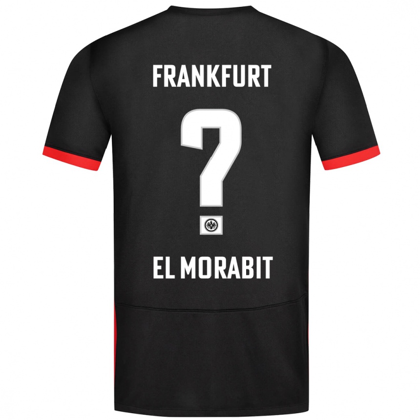 Hombre Fútbol Camiseta Anas El Morabit #0 Negro 2ª Equipación 2024/25