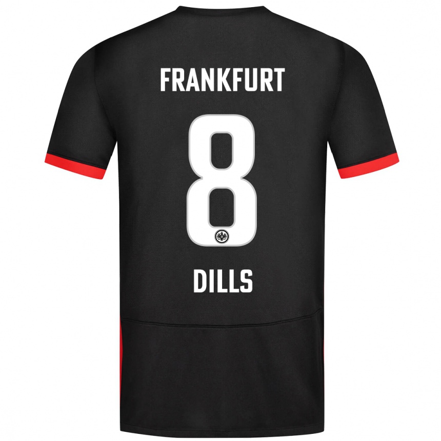 Hombre Fútbol Camiseta Marvin Dills #8 Negro 2ª Equipación 2024/25