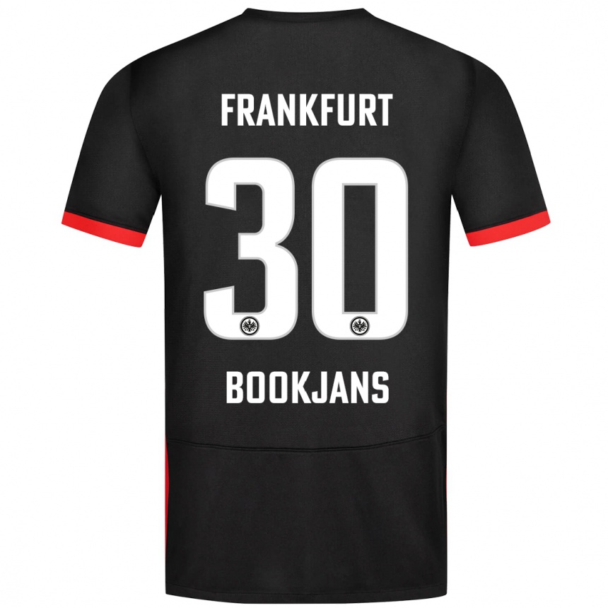 Hombre Fútbol Camiseta Jakob Bookjans #30 Negro 2ª Equipación 2024/25