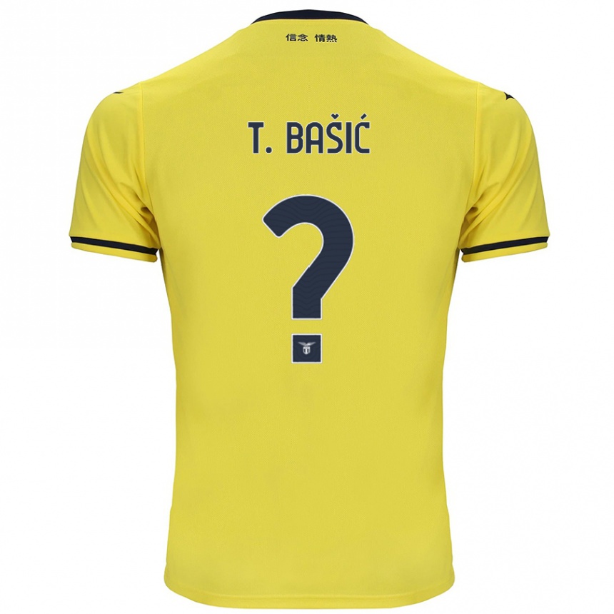 Hombre Fútbol Camiseta Toma Basic #0 Amarillo 2ª Equipación 2024/25