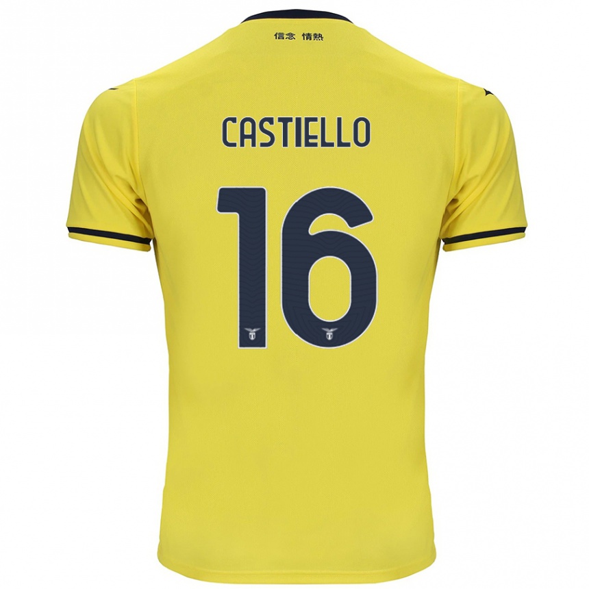 Hombre Fútbol Camiseta Antonietta Castiello #16 Amarillo 2ª Equipación 2024/25