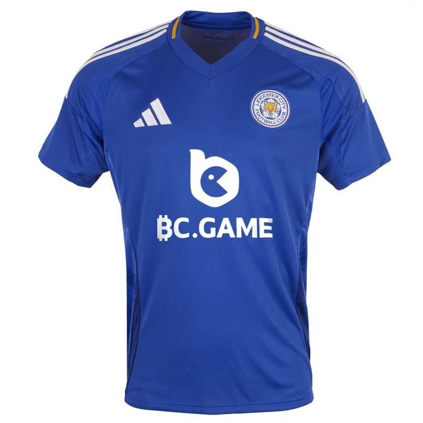 Mujer Fútbol Camiseta Marc Albrighton #11 Azul Blanco 1ª Equipación 2024/25