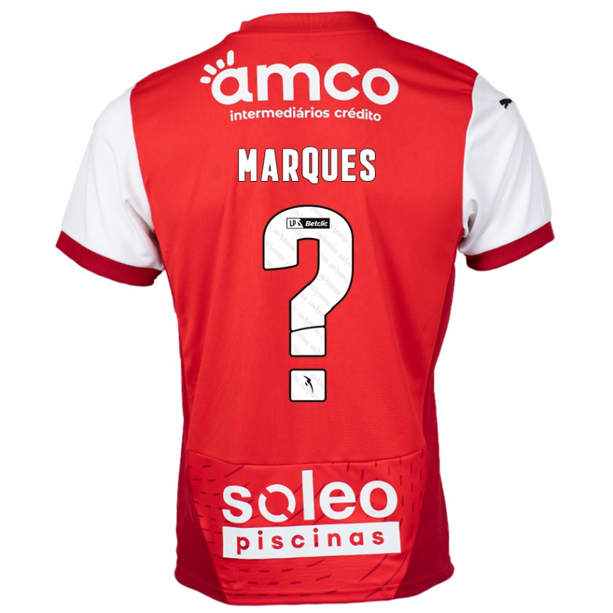 Mujer Fútbol Camiseta Rodrigo Marques #0 Rojo Blanco 1ª Equipación 2024/25