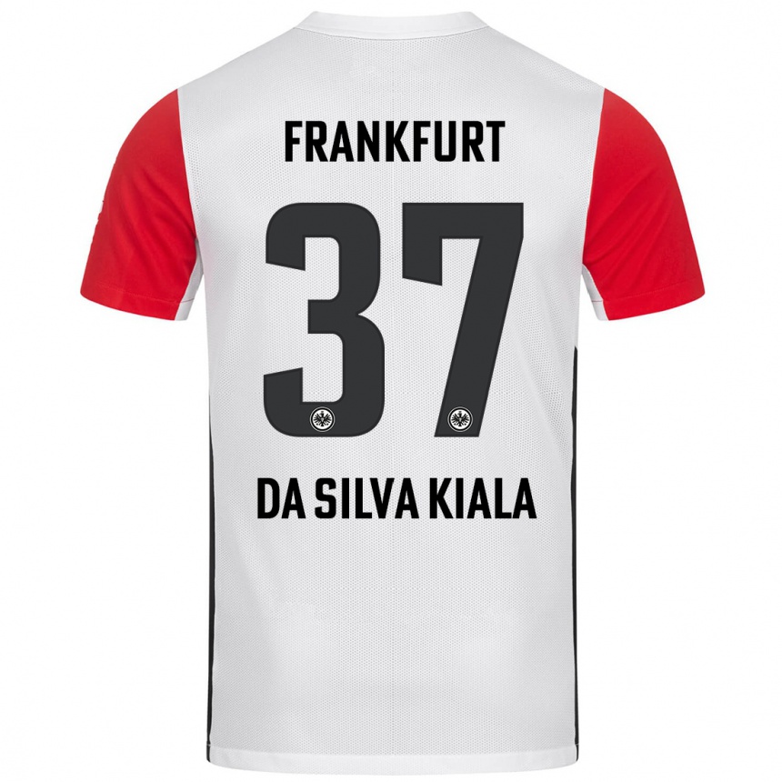 Mujer Fútbol Camiseta Joel Da Silva Kiala #37 Blanco Rojo 1ª Equipación 2024/25