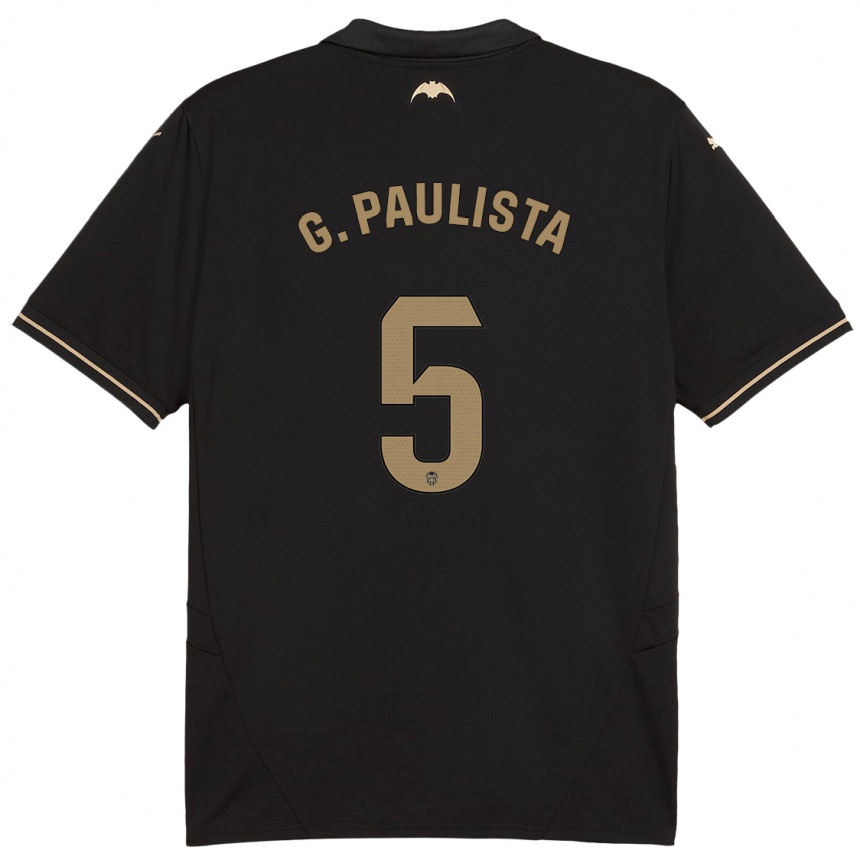 Mujer Fútbol Camiseta Gabriel Paulista #5 Negro 2ª Equipación 2024/25