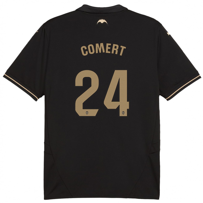 Mujer Fútbol Camiseta Eray Comert #24 Negro 2ª Equipación 2024/25