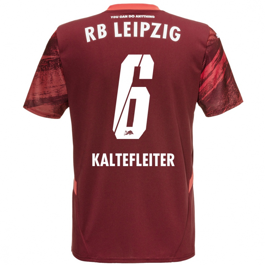 Mujer Fútbol Camiseta Benno Kaltefleiter #6 Borgoña 2ª Equipación 2024/25