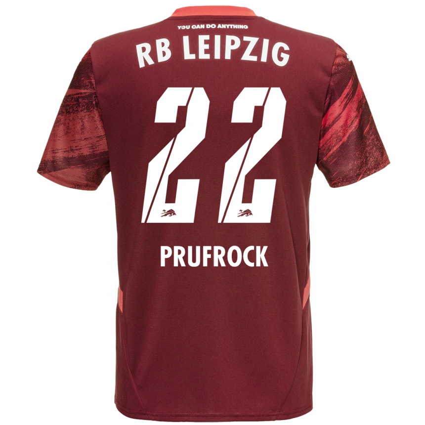 Mujer Fútbol Camiseta Silas Prüfrock #22 Borgoña 2ª Equipación 2024/25