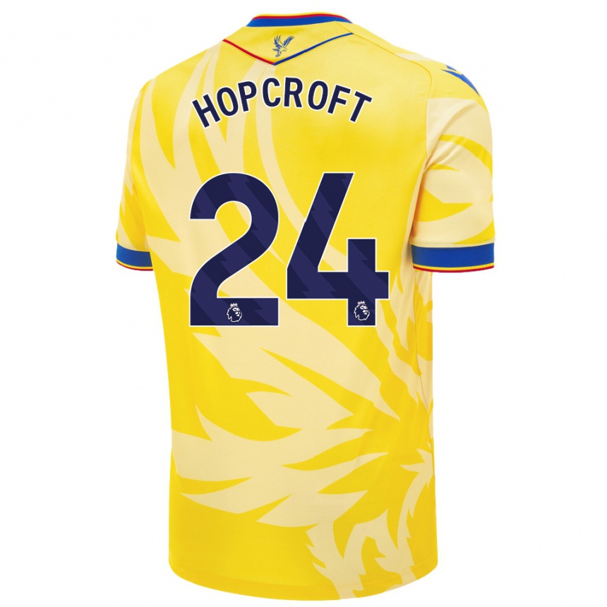 Mujer Fútbol Camiseta Shanade Hopcroft #24 Amarillo 2ª Equipación 2024/25