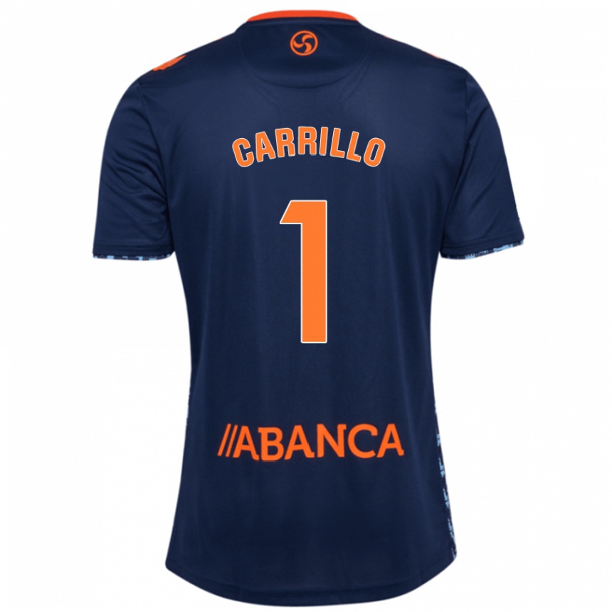 Mujer Fútbol Camiseta Coke Carrillo #1 Azul Marino 2ª Equipación 2024/25