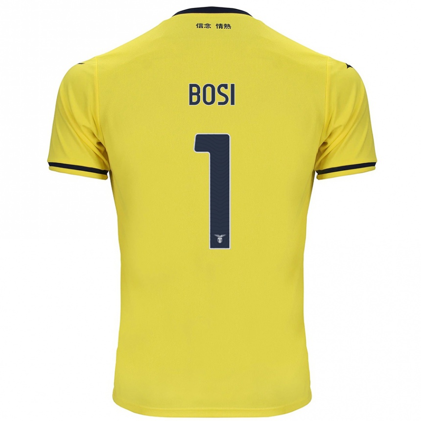 Mujer Fútbol Camiseta Gioele Bosi #1 Amarillo 2ª Equipación 2024/25