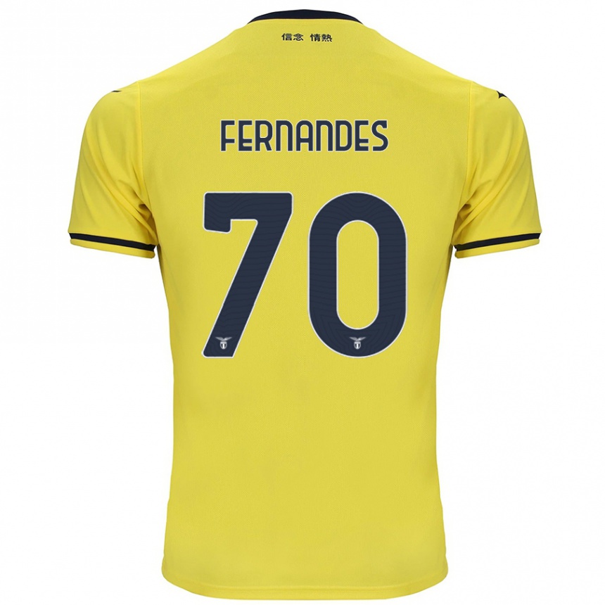 Mujer Fútbol Camiseta Saná Fernandes #70 Amarillo 2ª Equipación 2024/25