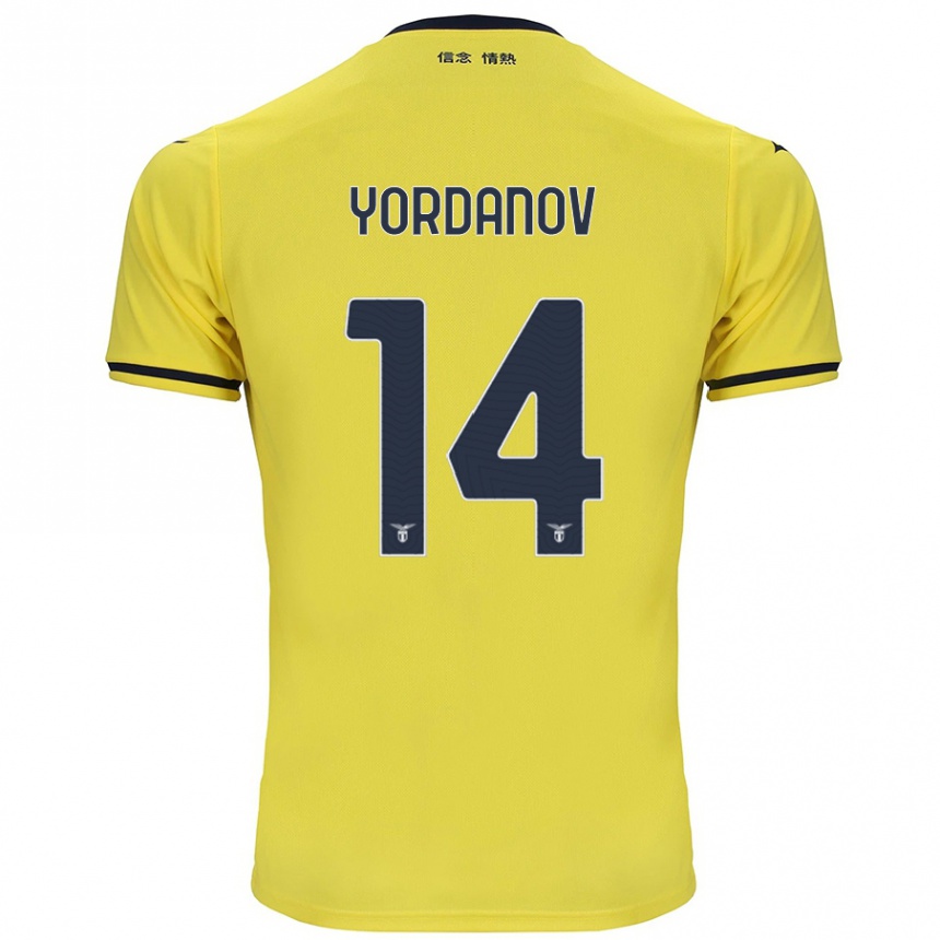 Mujer Fútbol Camiseta Damyan Yordanov #14 Amarillo 2ª Equipación 2024/25