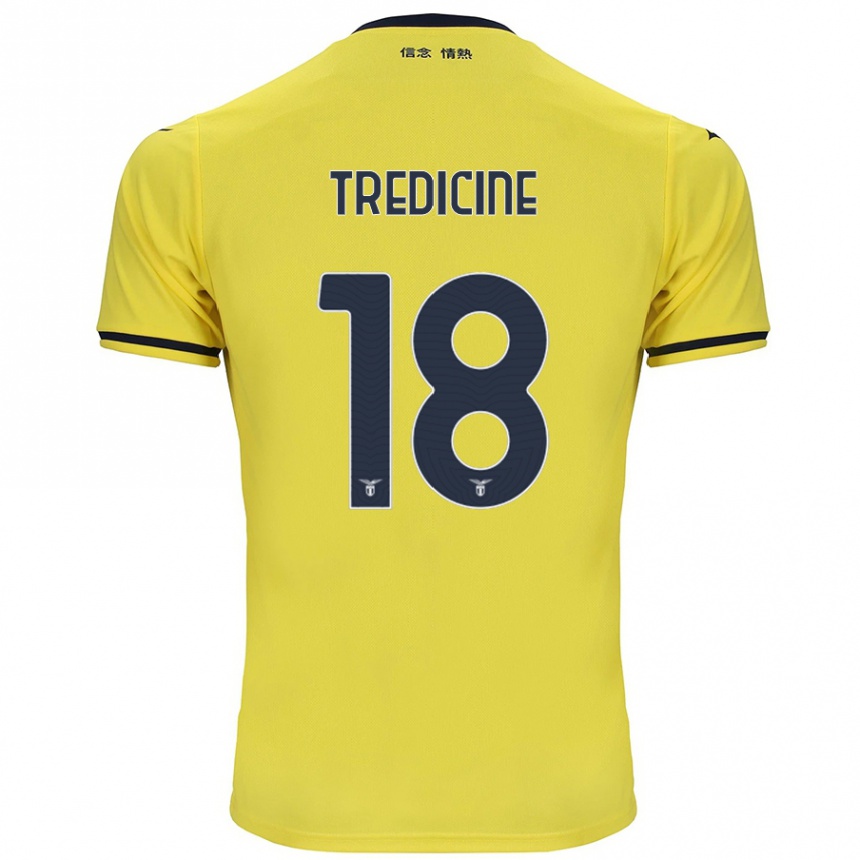 Mujer Fútbol Camiseta Manuel Tredicine #18 Amarillo 2ª Equipación 2024/25