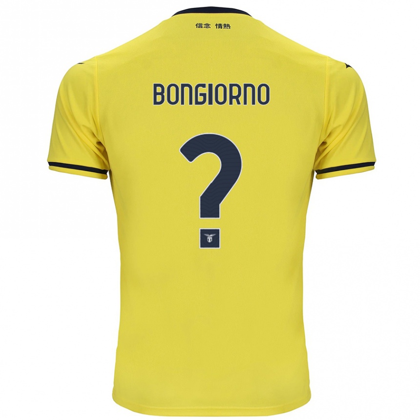 Mujer Fútbol Camiseta Dario Bongiorno #0 Amarillo 2ª Equipación 2024/25