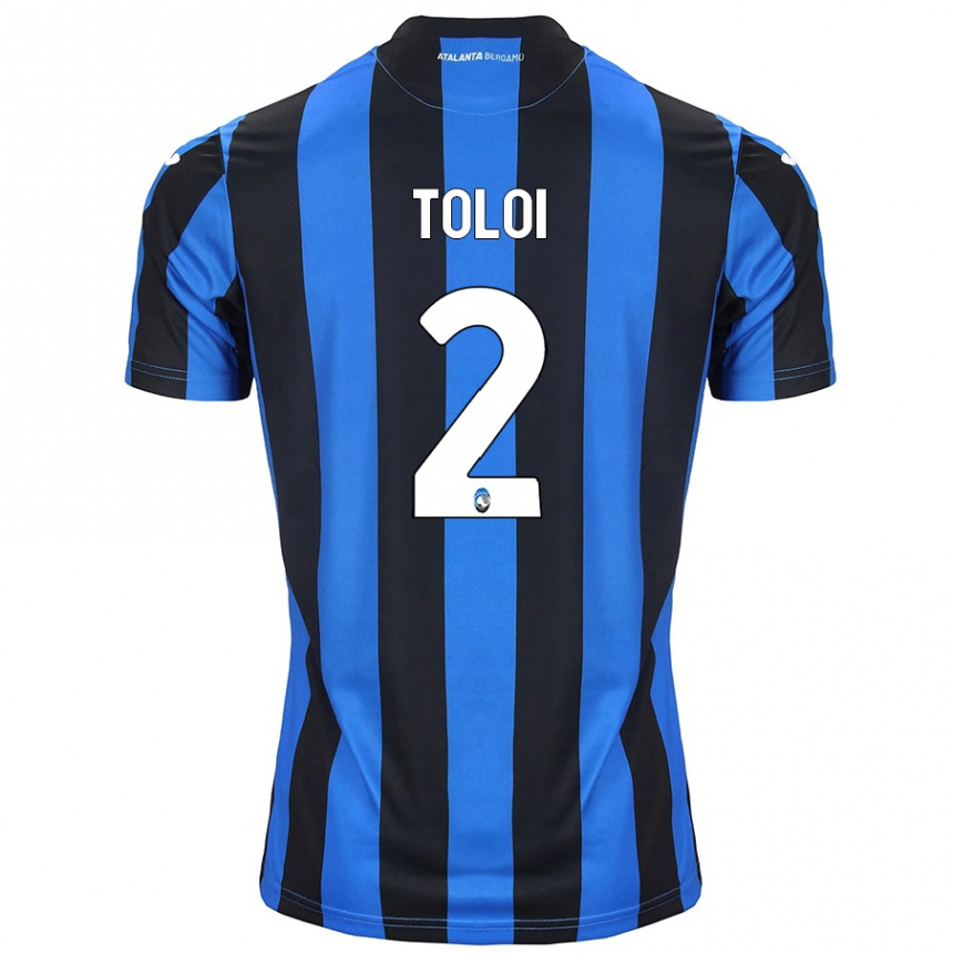 Niño Fútbol Camiseta Rafael Tolói #2 Azul Negro 1ª Equipación 2024/25