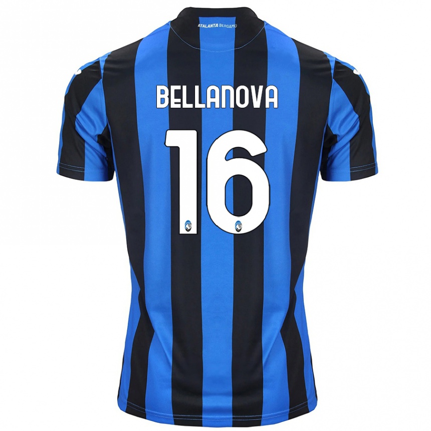 Niño Fútbol Camiseta Raoul Bellanova #16 Azul Negro 1ª Equipación 2024/25