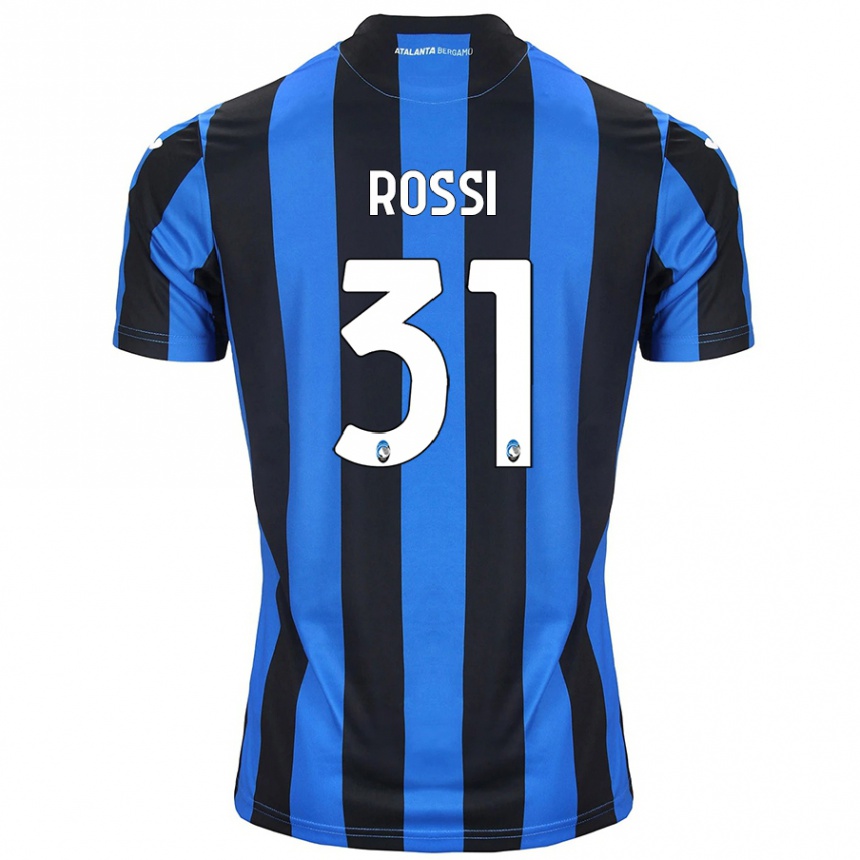 Niño Fútbol Camiseta Francesco Rossi #31 Azul Negro 1ª Equipación 2024/25