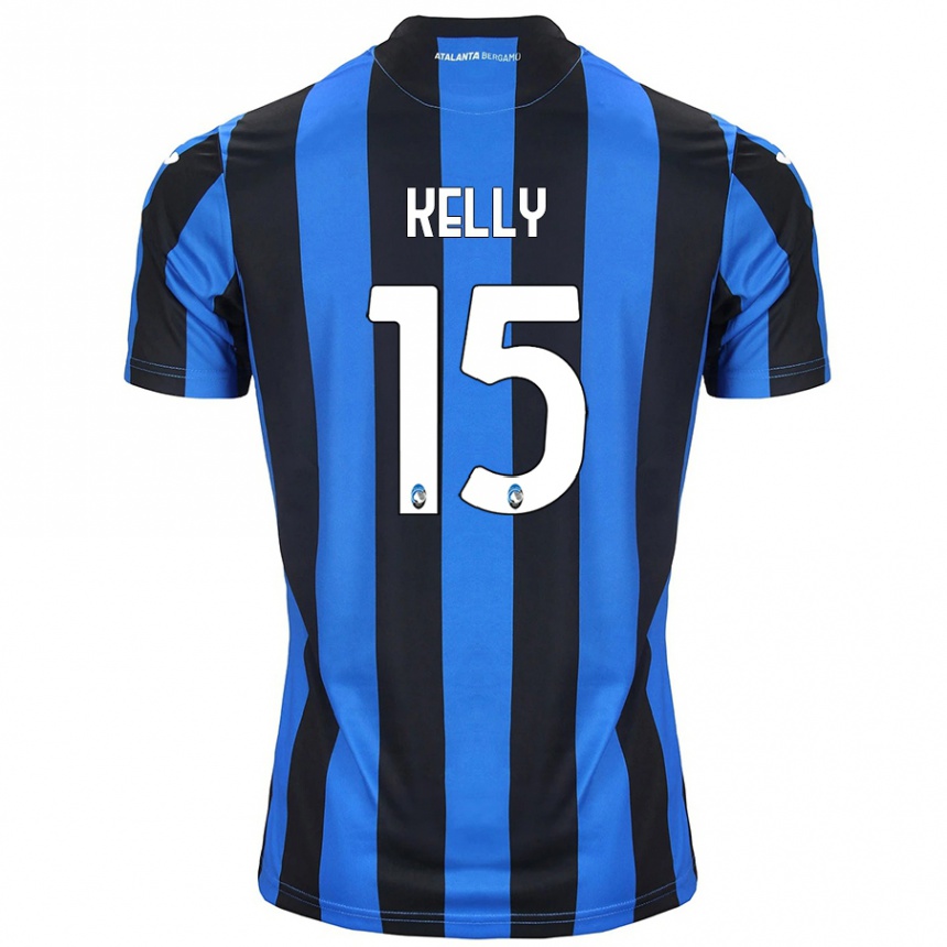 Niño Fútbol Camiseta Maegan Kelly #15 Azul Negro 1ª Equipación 2024/25