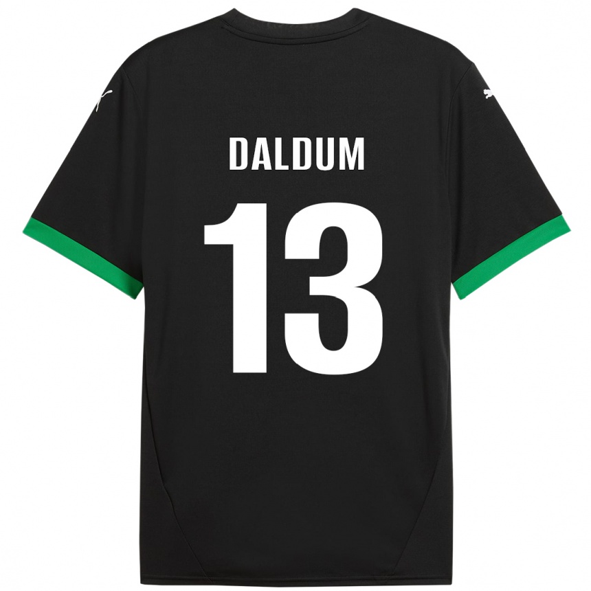 Niño Fútbol Camiseta Sonosi Daldum #13 Negro Verde Oscuro 1ª Equipación 2024/25