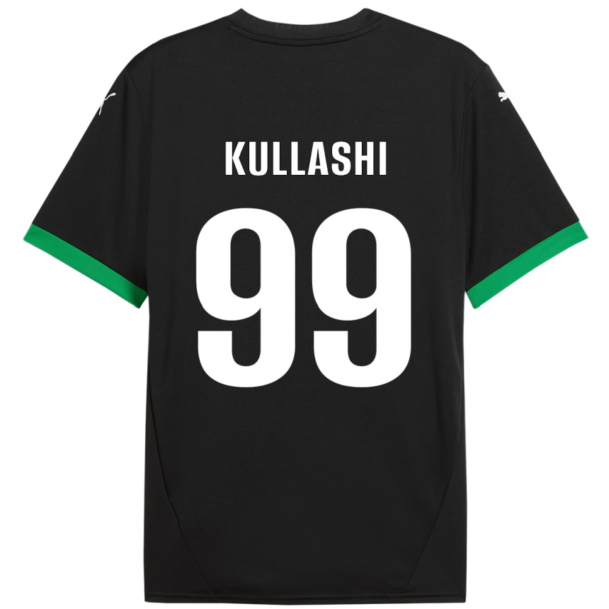 Niño Fútbol Camiseta Loreta Kullashi #99 Negro Verde Oscuro 1ª Equipación 2024/25