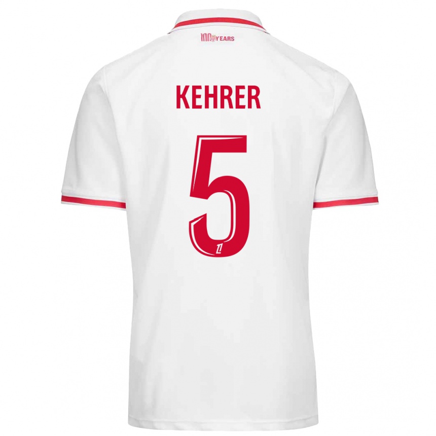 Niño Fútbol Camiseta Thilo Kehrer #5 Blanco Rojo 1ª Equipación 2024/25