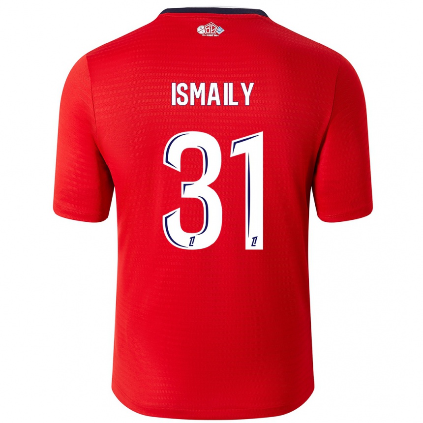 Niño Fútbol Camiseta Ismaily #31 Rojo Blanco 1ª Equipación 2024/25