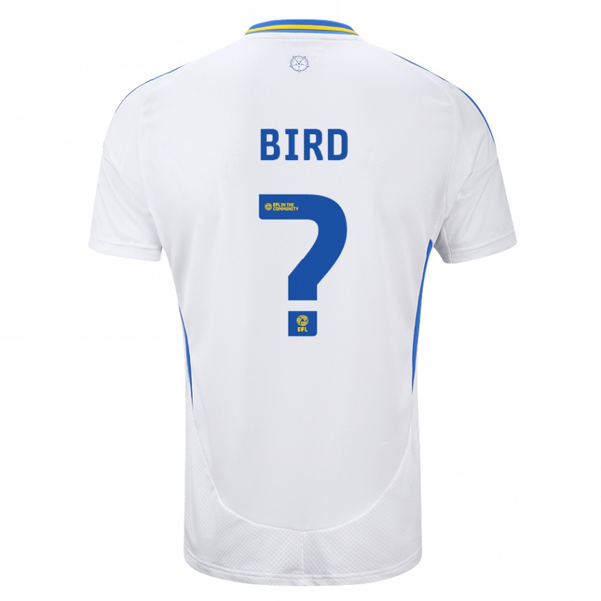 Niño Fútbol Camiseta Coban Bird #0 Blanco Azul 1ª Equipación 2024/25