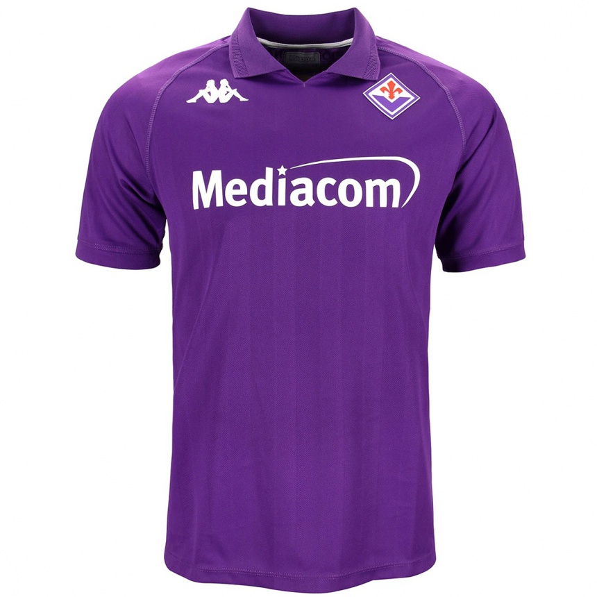 Niño Fútbol Camiseta Emma Færge #44 Morado 1ª Equipación 2024/25