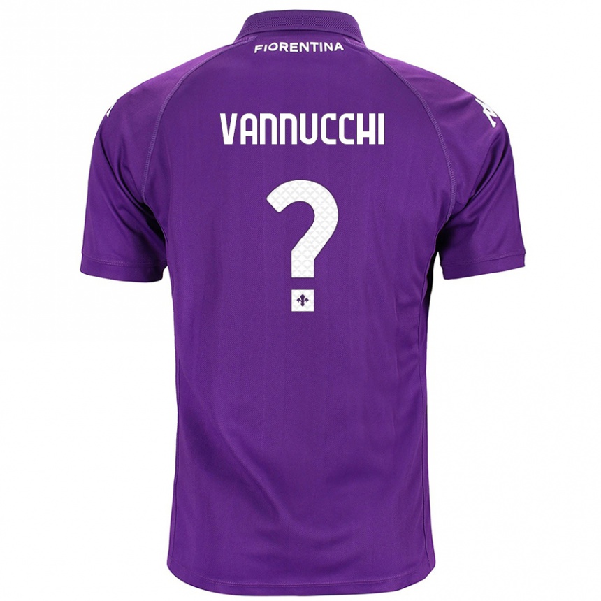 Niño Fútbol Camiseta Tommaso Vannucchi #0 Morado 1ª Equipación 2024/25