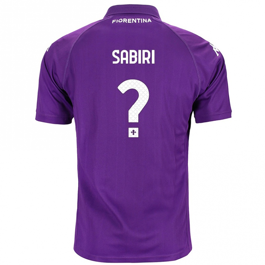 Niño Fútbol Camiseta Abdelhamid Sabiri #0 Morado 1ª Equipación 2024/25