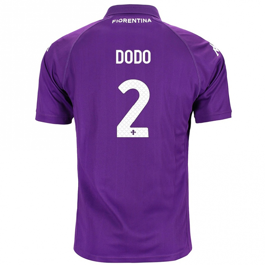 Niño Fútbol Camiseta Dodô #2 Morado 1ª Equipación 2024/25