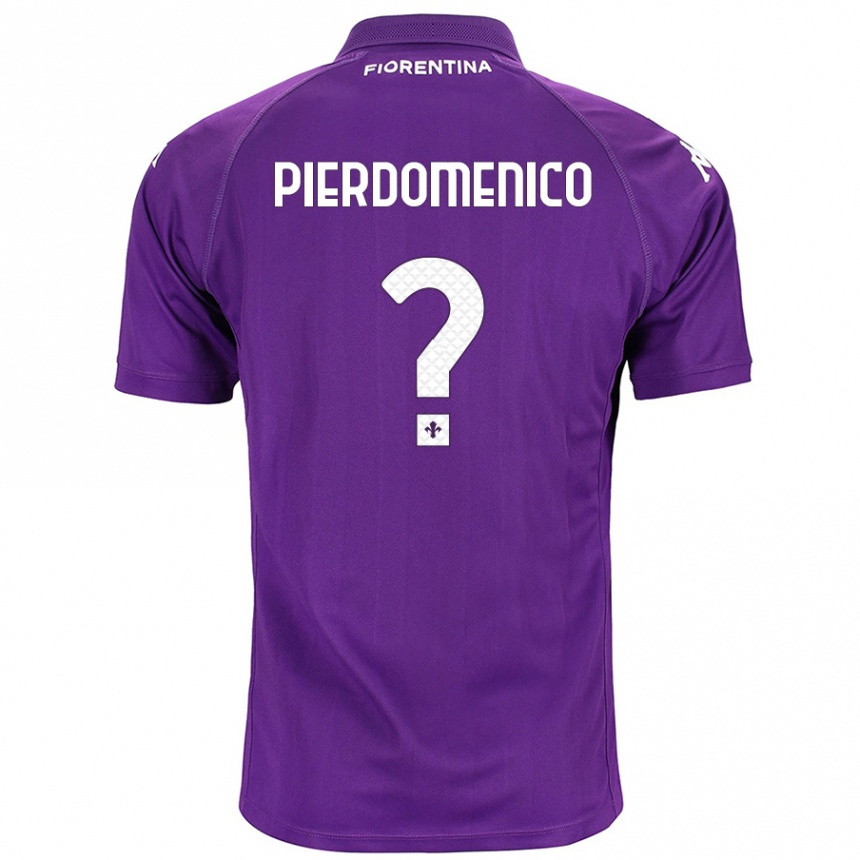 Niño Fútbol Camiseta Jacopo Di Pierdomenico #0 Morado 1ª Equipación 2024/25