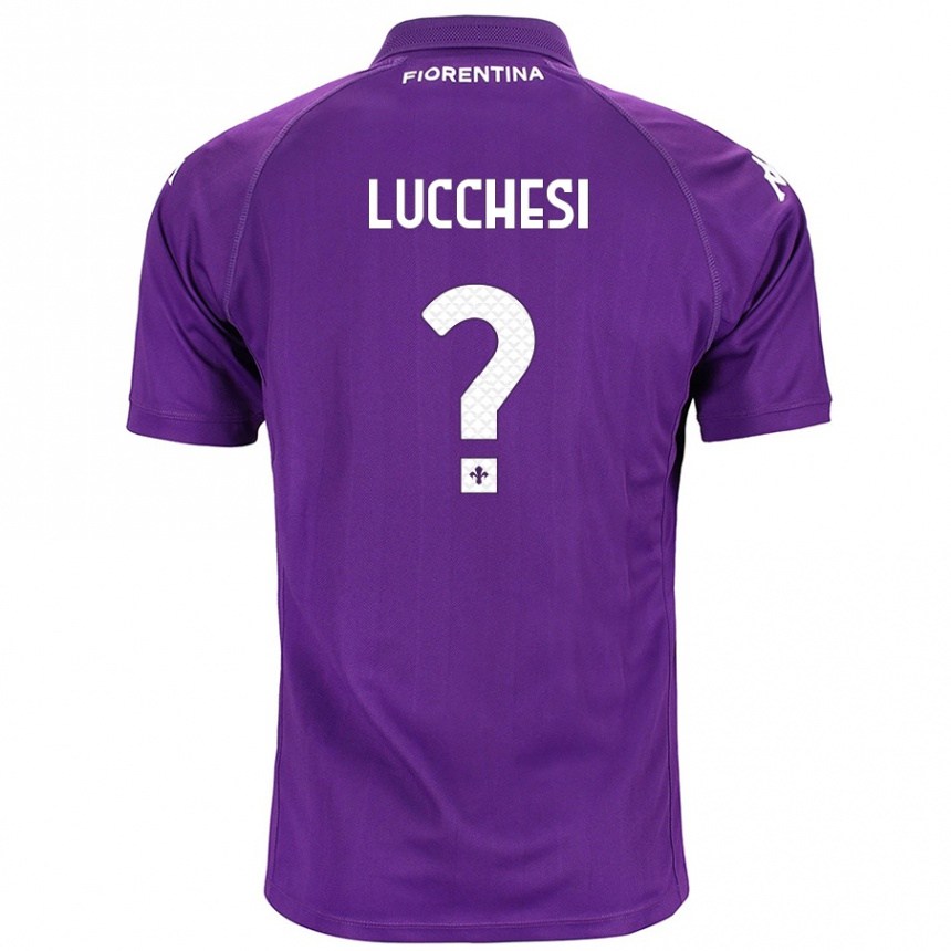 Niño Fútbol Camiseta Andrea Lucchesi #0 Morado 1ª Equipación 2024/25