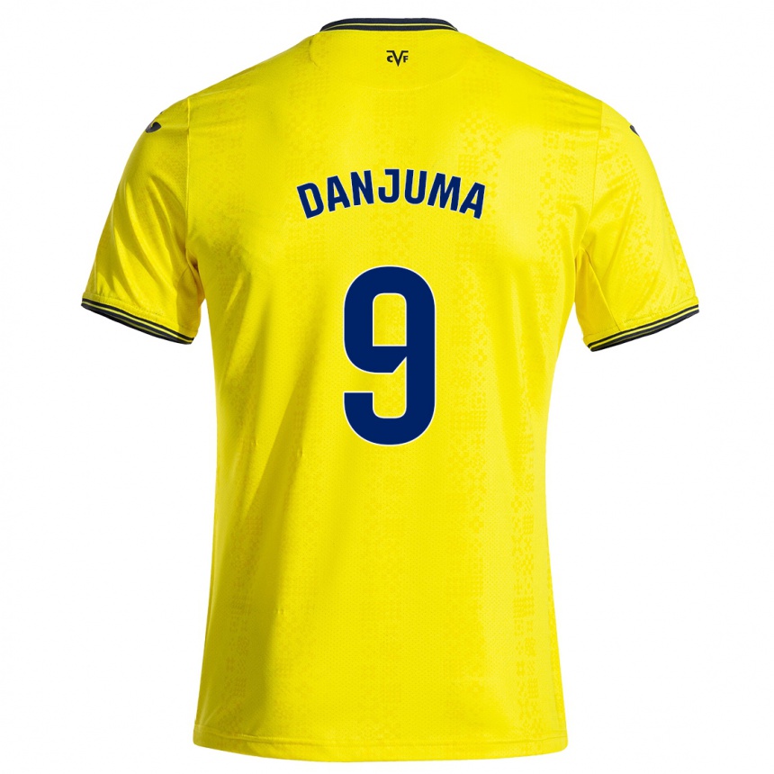 Niño Fútbol Camiseta Arnaut Danjuma #9 Amarillo Negro 1ª Equipación 2024/25