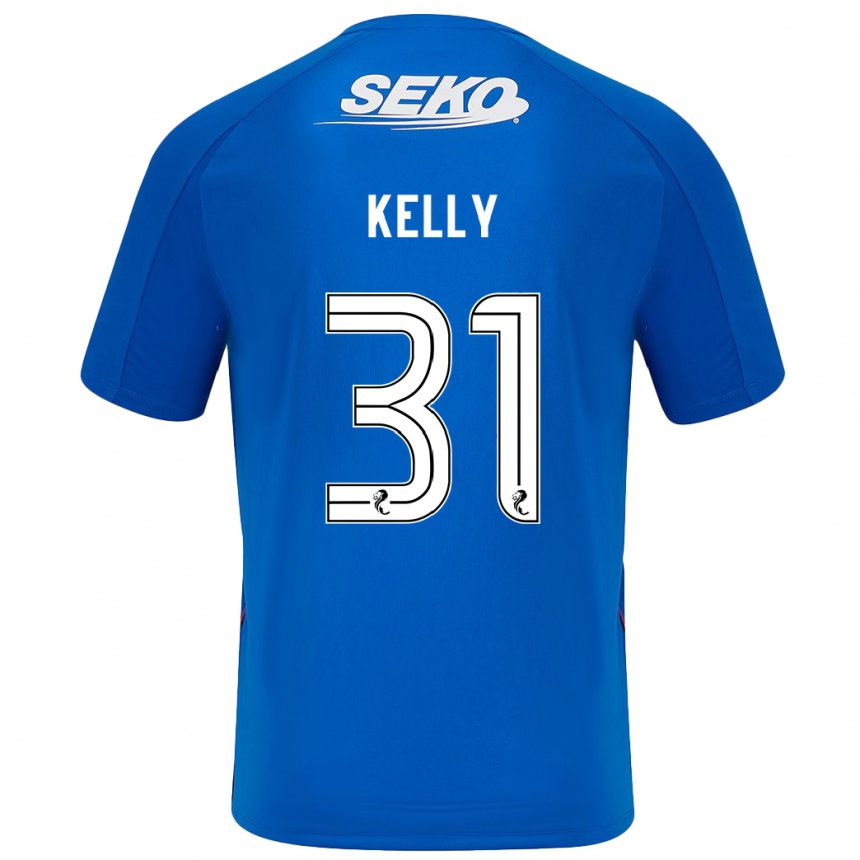 Niño Fútbol Camiseta Liam Kelly #31 Azul Oscuro 1ª Equipación 2024/25