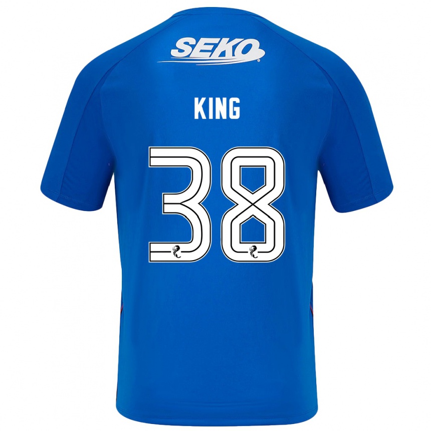 Niño Fútbol Camiseta Leon King #38 Azul Oscuro 1ª Equipación 2024/25