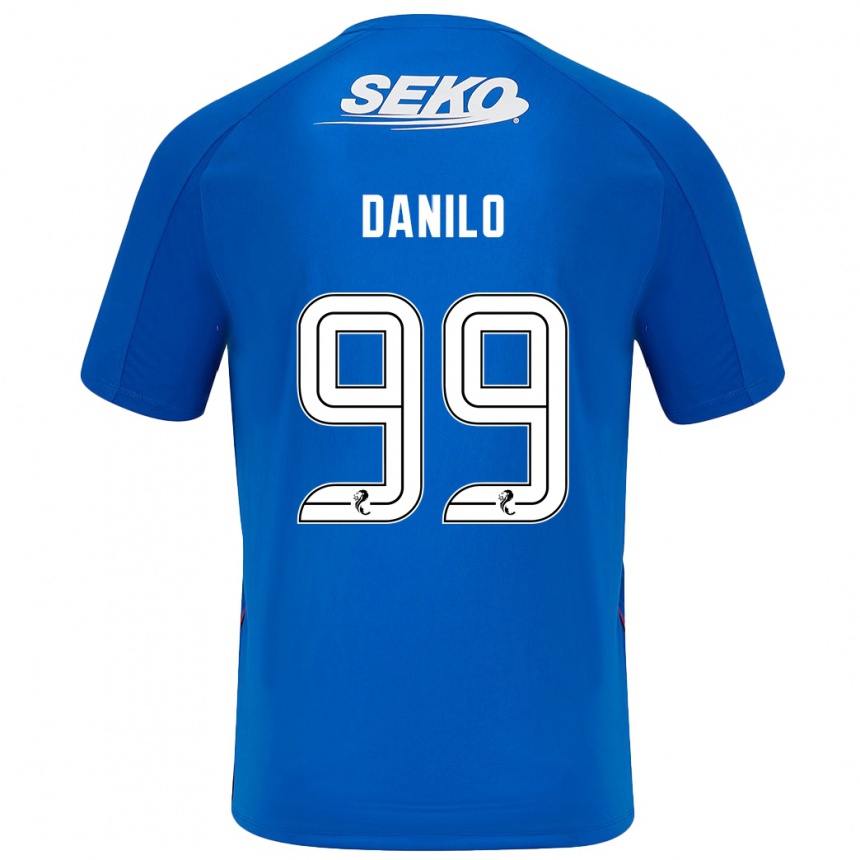 Niño Fútbol Camiseta Danilo #99 Azul Oscuro 1ª Equipación 2024/25